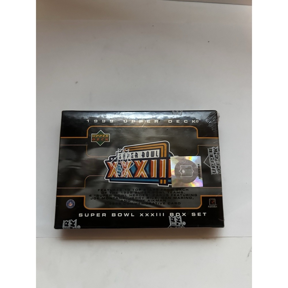 1999 Upper Deck Super Bowl XXXIII Box Set of 25 Dan Marino Joe Montana Jerry Ric